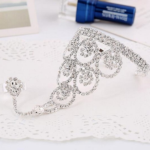 imagem LUVA DE CRISTAIS STRASS PARA CASAMENTO 