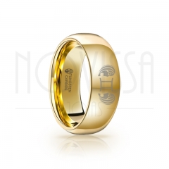 imagem ZODÍACO SIGNO DE GÊMEOS EM TUNGSTÊNIO MAGNETIZADAS A OURO 18K#  COM ACABAMENTO PREMIUM DE ALTO BRILHO