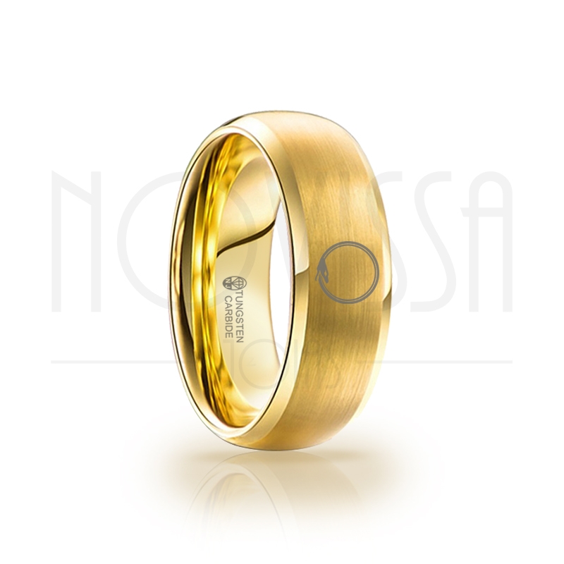 imagem OUROBOROS ANEL MAGNETIZADO A OURO 18K COM ACABAMENTO FOSCO