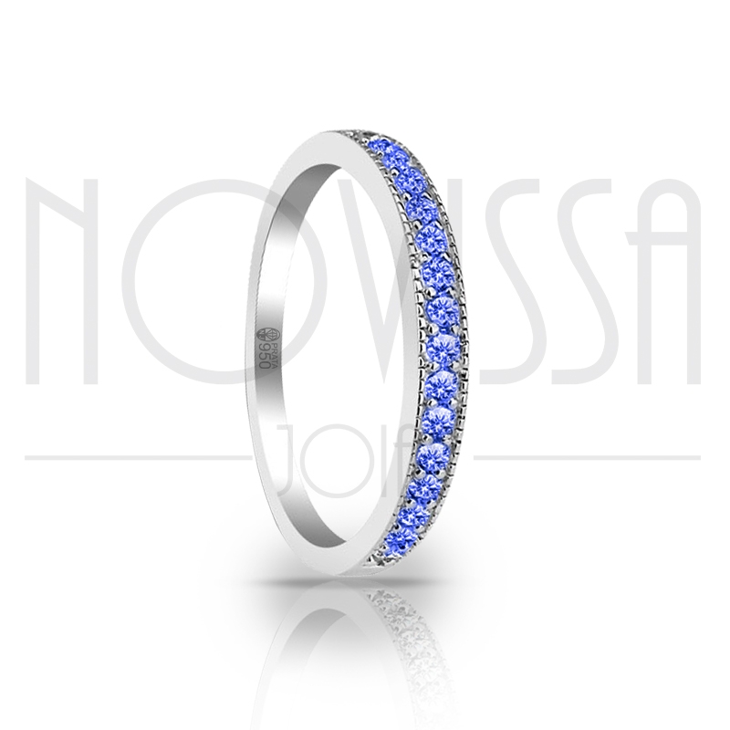 imagem LIATRIS - ANEL DE PRATA 950 COM LINDO CRISTAL DE SWAROVSKI