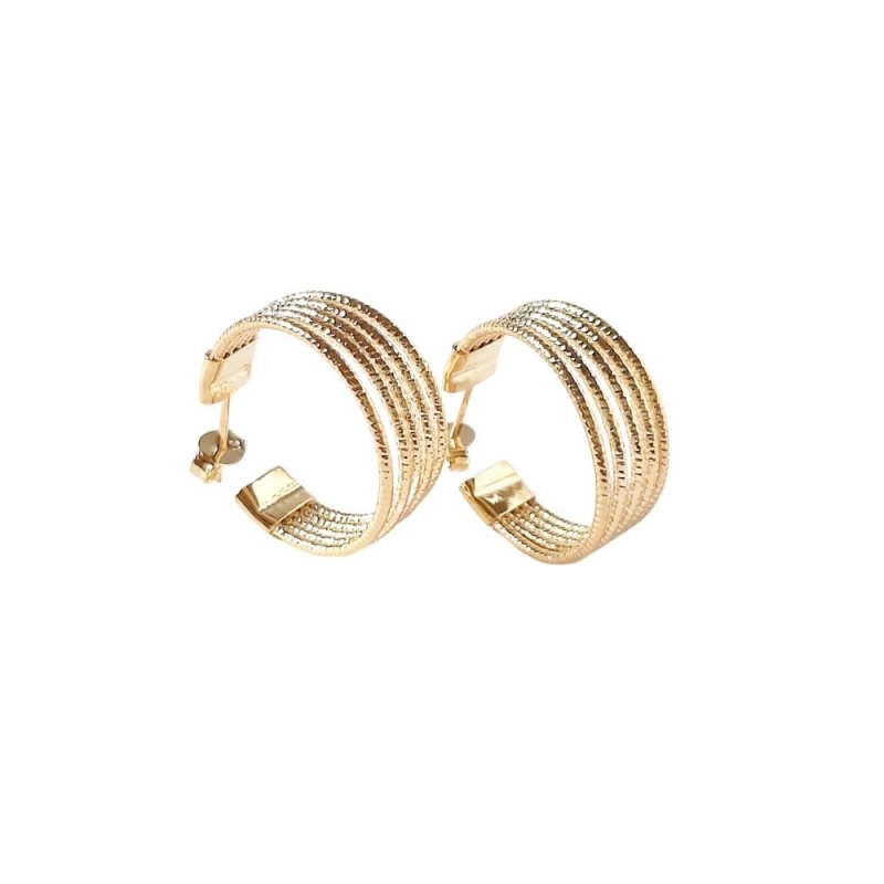 imagem ELEGANT - BRINCO FOLHEADO Á OURO 18K