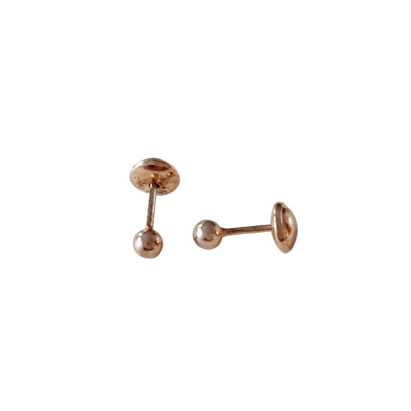 imagem JADE LITTLE INFANTIL - BRINCO FOLHEADO Á OURO 18K