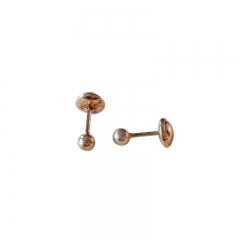 imagem JADE LITTLE INFANTIL - BRINCO FOLHEADO Á OURO 18K