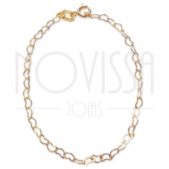 imagem HEART - PULSEIRA FOLHEADO A OURO 18K