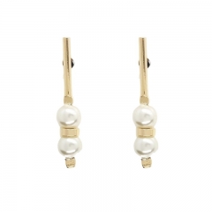 imagem PEARL - BRINCO FOLHEADO Á OURO 18K