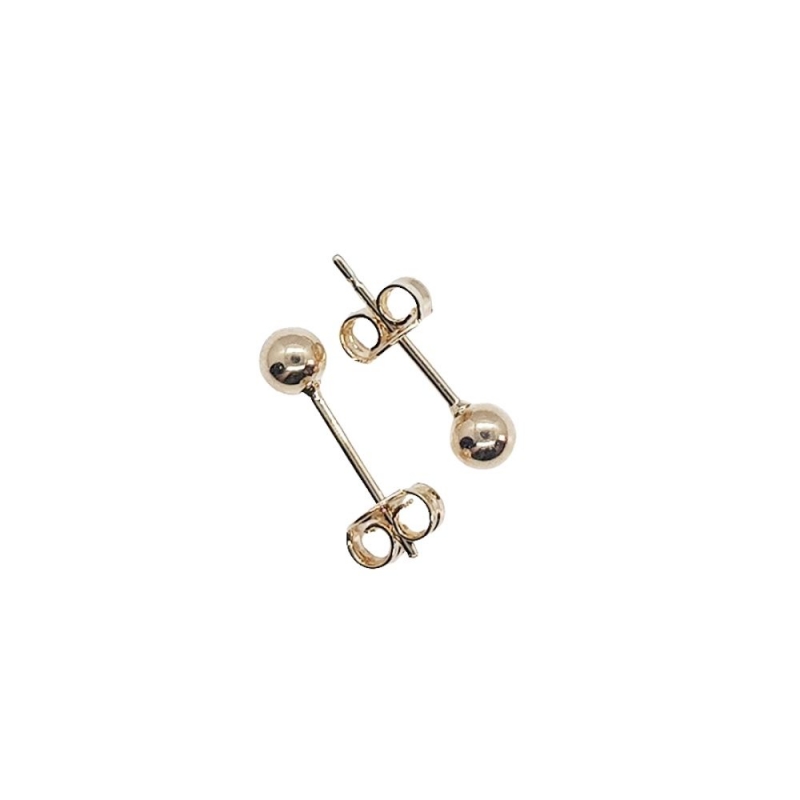 imagem BALL LITTLE GOLDEN - BRINCO FOLHEADO Á OURO 18K
