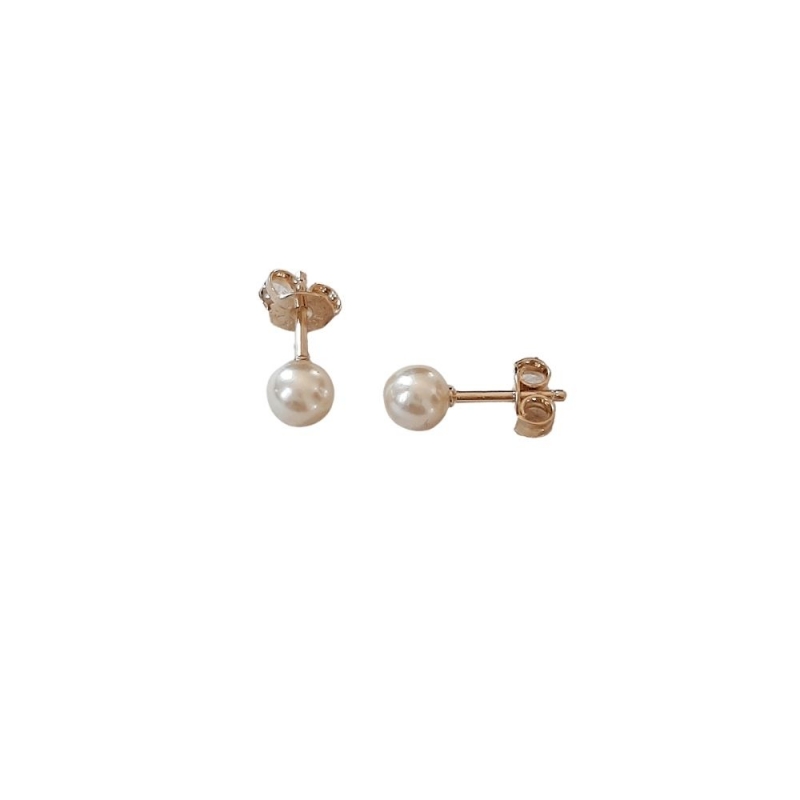 imagem MINIATURE PÉROLAS - BRINCO FOLHEADO Á OURO 18K