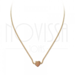 imagem CHOKER HEART - FOLHEADO A OURO