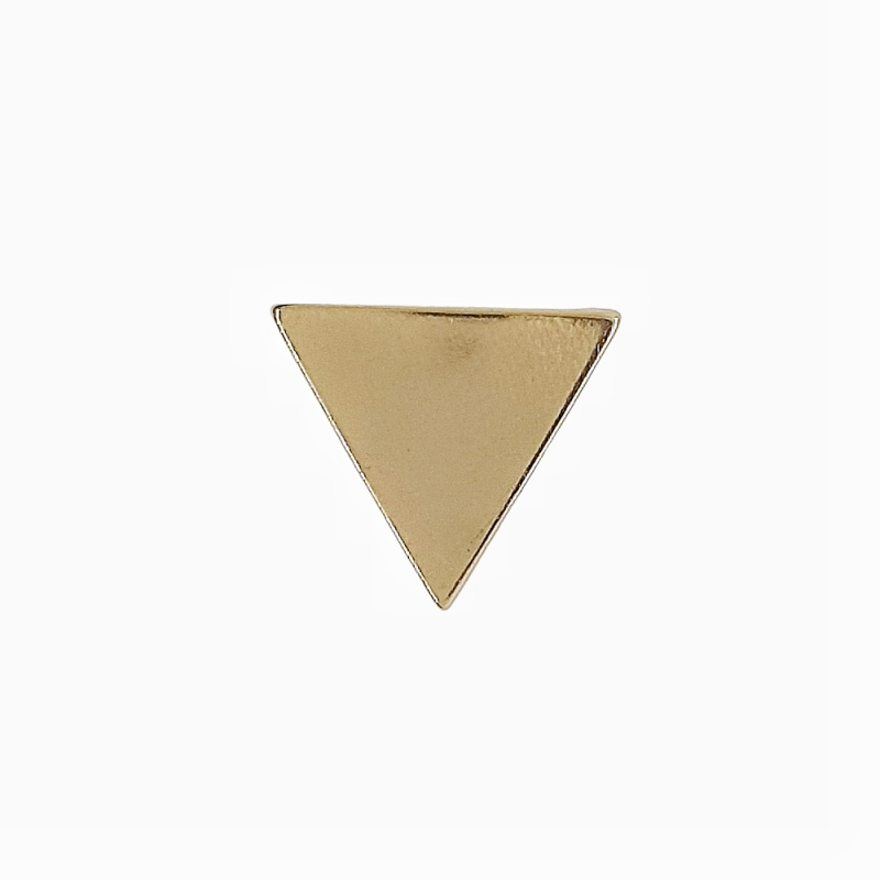 imagem TRIÂNGULO GOLDEN - PINGENTE FOLHEADO Á OURO 18K