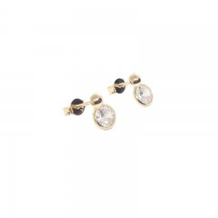 imagem CARMIM - BRINCO FOLHEADO Á OURO 18K