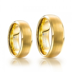 imagem ALIANÇA DE TUNGSTÊNIO COM ACABAMENTO FOSCO 