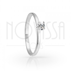 imagem LISIANTO I - ANEL DE PRATA 925 COM 1 LINDO CRISTAL DE SWAROVSKI