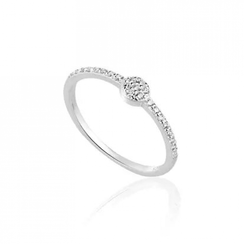imagem LISIANTO II - ANEL DE PRATA 925 COM LINDOS CRISTAIS DE SWAROVSKI