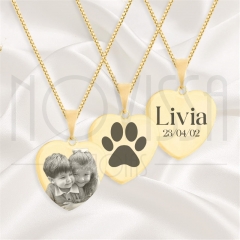 imagem CORDÃO COM MEDALHA - FOLHEADA A OURO* 1,9cm