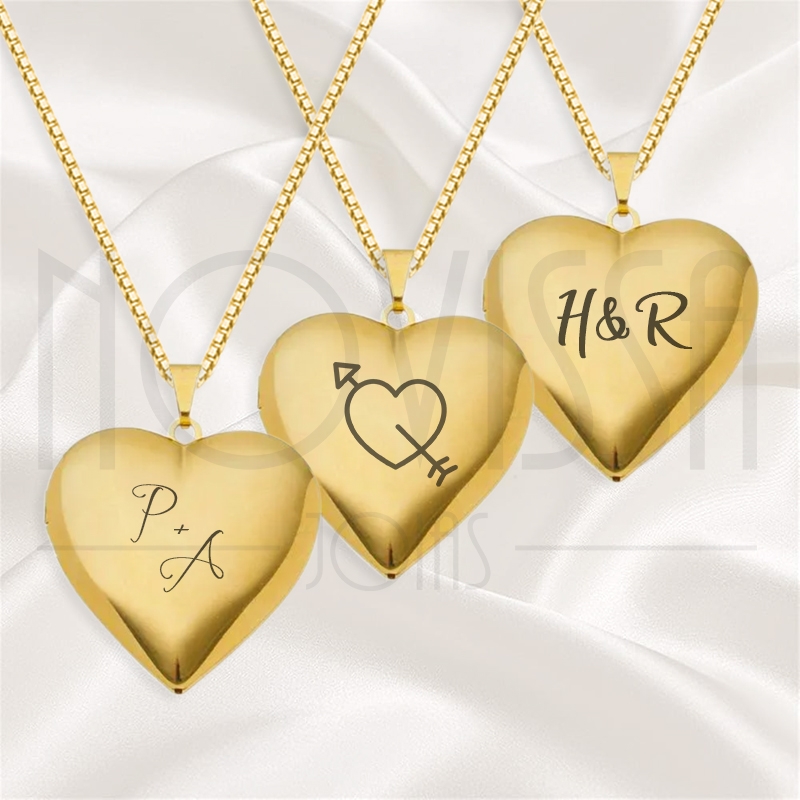 imagem CORDÃO COM MEDALHA - PULSE GOLD  - FOLHEADA A OURO