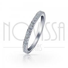 imagem BELLA -  ANEL DE PRATA 925 COM LINDOS CRISTAIS DE SWAROVSKI