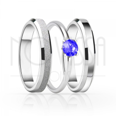 imagem KAY - ANEIS EM PRATA950 COM LINDO CRISTAL ACABAMENTO ALTO BRILHO