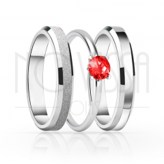 imagem VENUS - ANEIS EM PRATA950 COM LINDO CRISTAL ACABAMENTO ALTO BRILHO