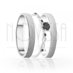 imagem BELLE - TRIO EM PRATA950 COM LINDO CRISTAL ACABAMENTO DIAMANTADO