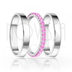 imagem TRIO EM PRATA950 COM LINDO CRISTAL ACABAMENTO ALTO BRILHO