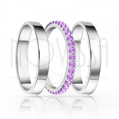 imagem TRIO EM PRATA950 COM LINDO CRISTAL ACABAMENTO ALTO BRILHO