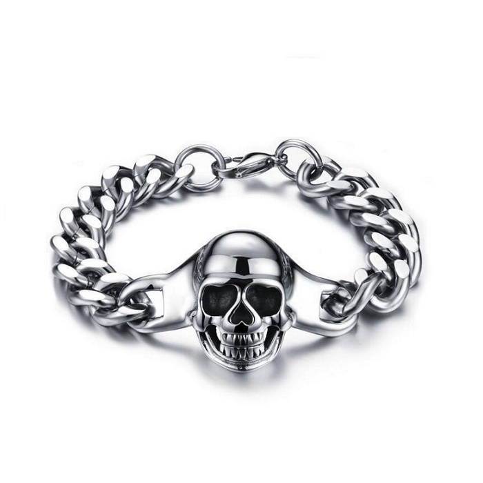 imagem PULSERA CHROME EM AÇO 316L INOX 31mmx22cm