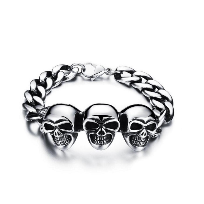 imagem PULSERA CHROME EM AÇO 316L INOX 25mmx22cm